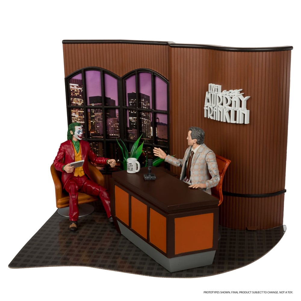 Joker DC Multiverse (Joker Movie) Deluxe Colllector Action Figur The Joker (Live With Murray Franklin) Limited Edition 18 CM
