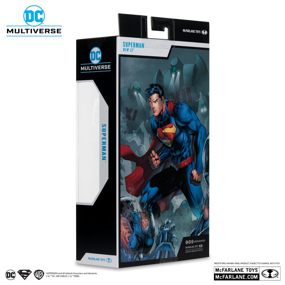 Yeni 52 DC Multiverse Action Figür Süpermen (Altın Etiket) 18 cm