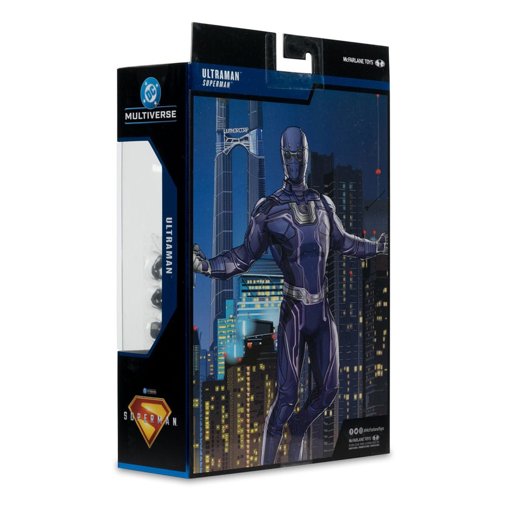 Süpermen (2025) DC Multiverse Deluxe Action figürü Ultraman (Savaş Hasarlı) (Deluxe Tiyatro Baskı) 19 cm