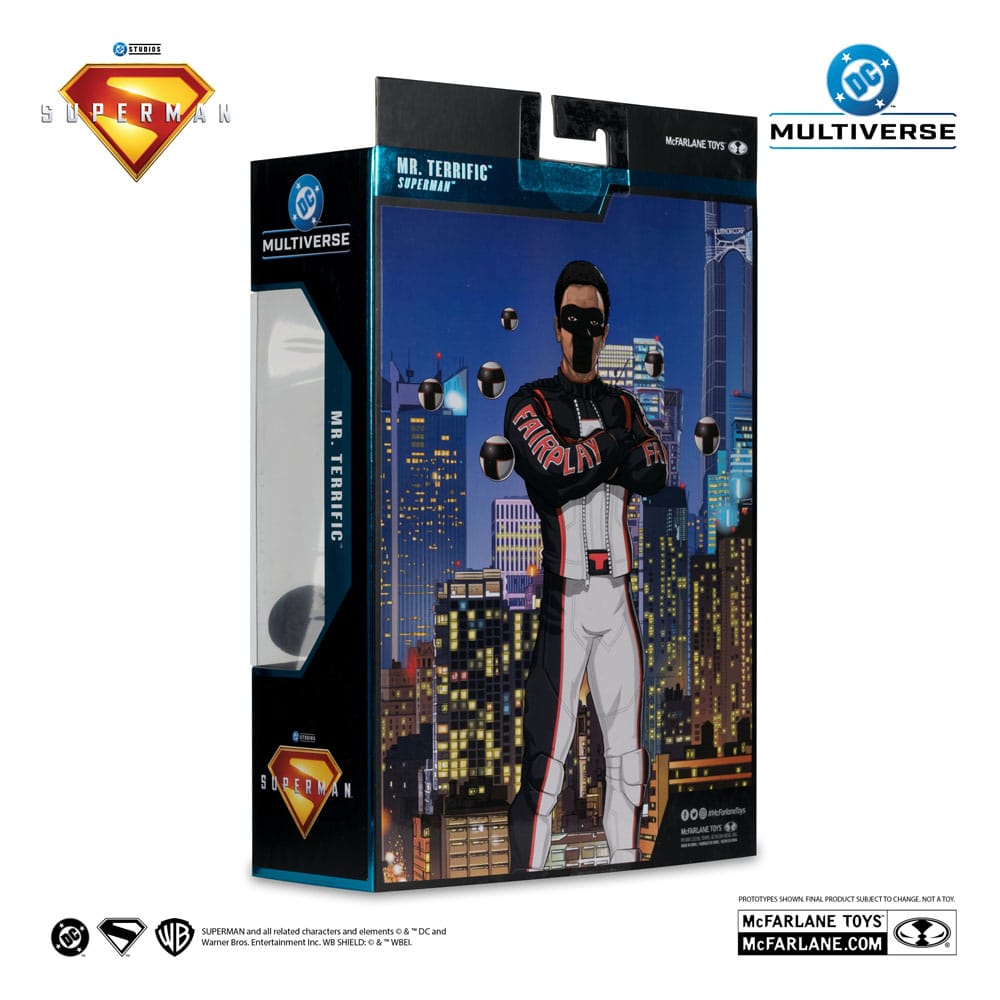 Superman (2025) DC Multiverse Deluxe theatrale editie Actiefiguur Mr. Terrific (Red Platinum Edition) 18 cm