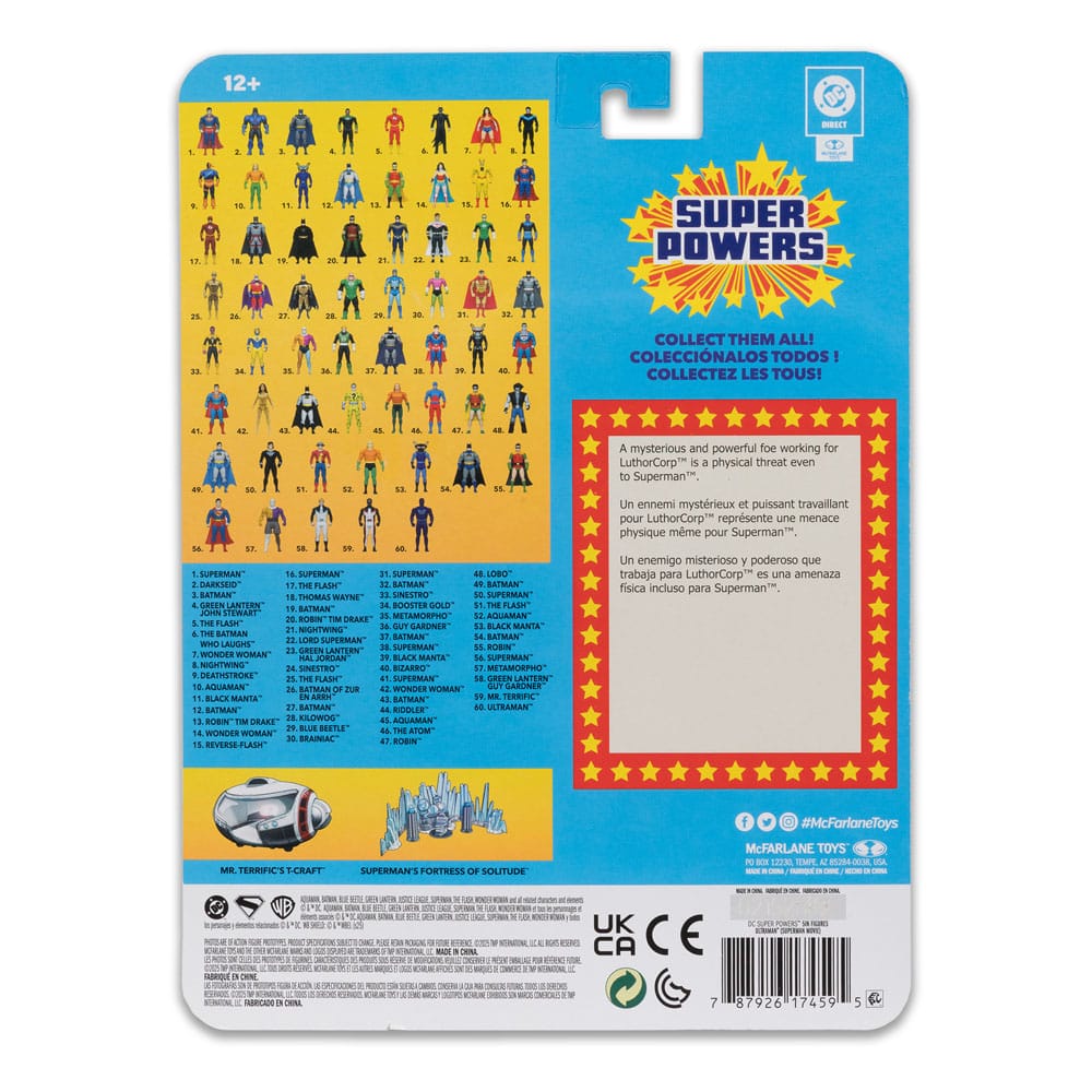 Süpermen (2025) DC Direct Super Powers Action figürü Ultraman 12 cm