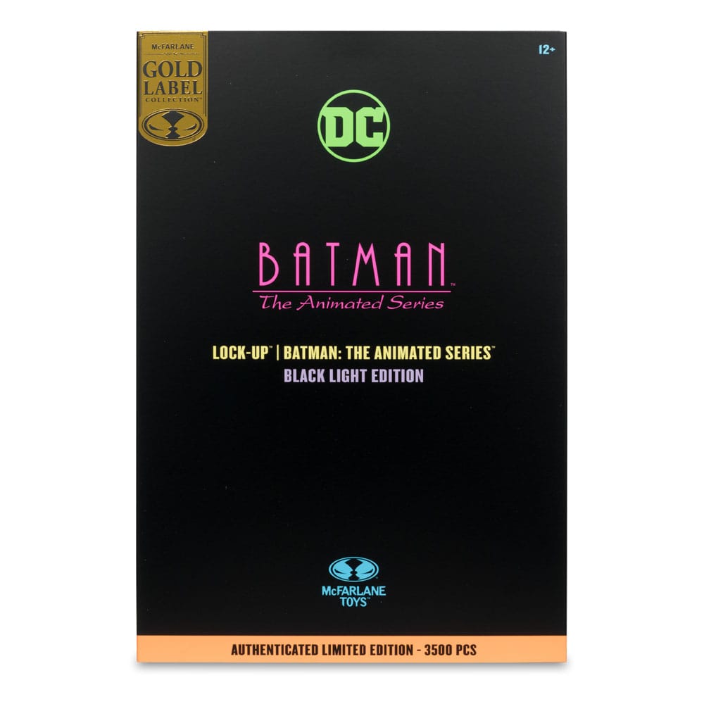 Batman: Den animerade serien DC Direct Build-A Action Figures Wave 5 Lock-up Black Light Edition (Gold Label) 15 cm