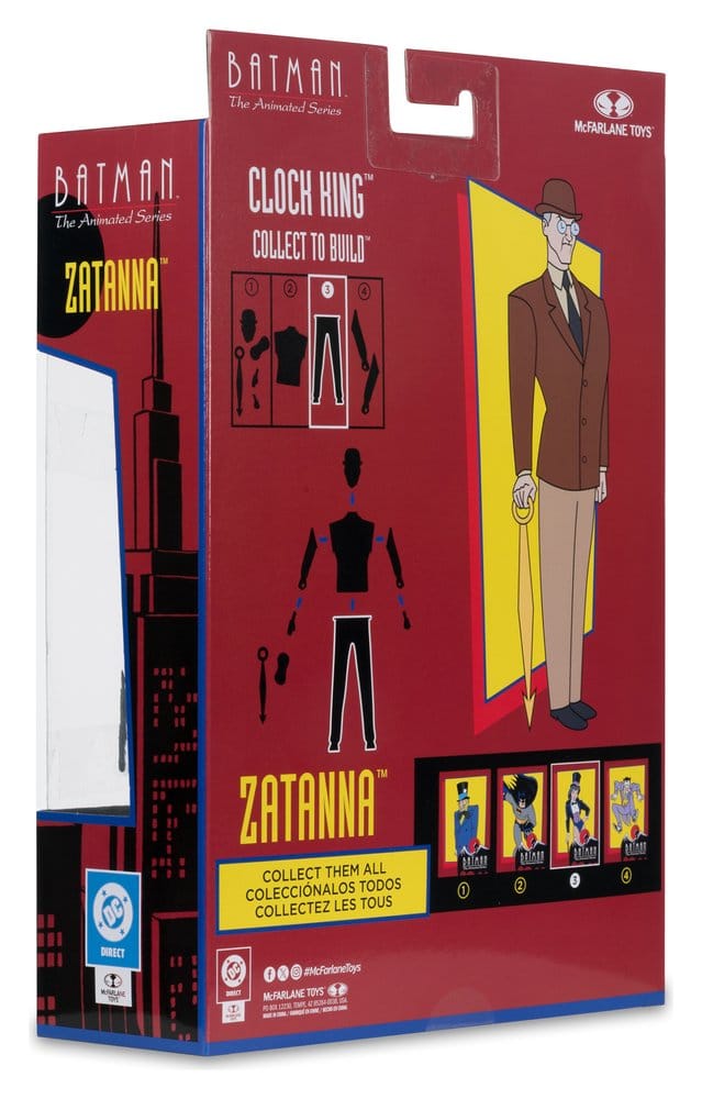 Batman: The Animated Series DC Direct Build-A Actionfiguren Wave 7 Zatanna 15 cm