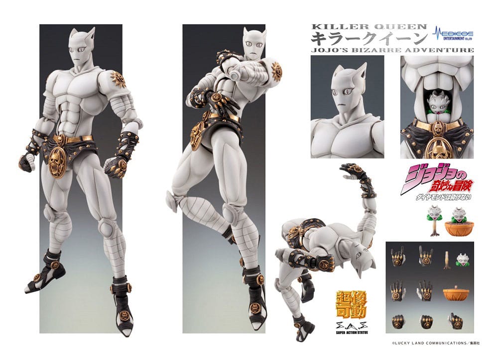 JoJo's Bizarre Adventure: Diamond Is Unbreakable Super Action Action Figur Chozokado (Killer Queen) 16 cm