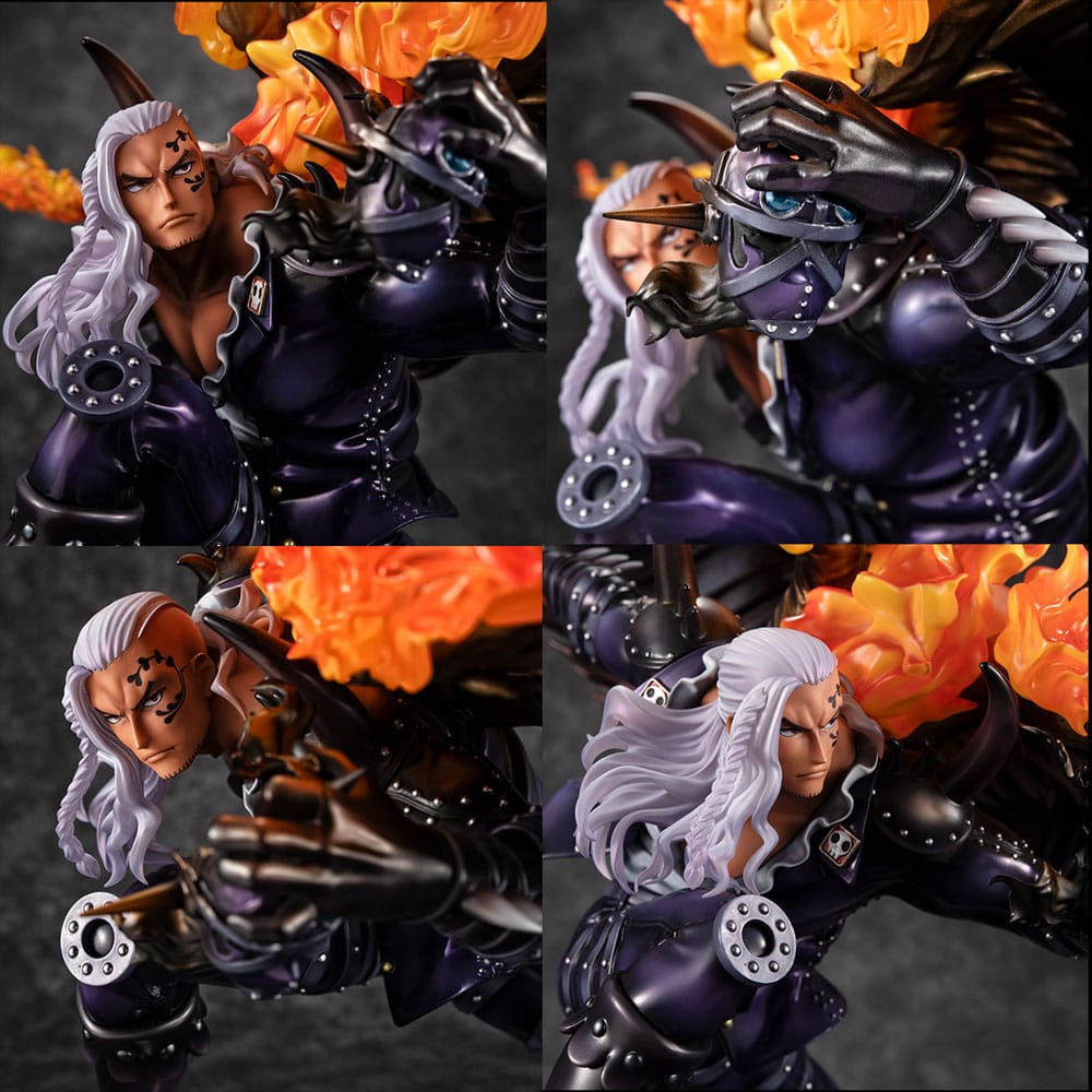 One Piece Retrato de Pirates wa-maximum estatua de pvc bestias piratas All-Stars King 33 cm