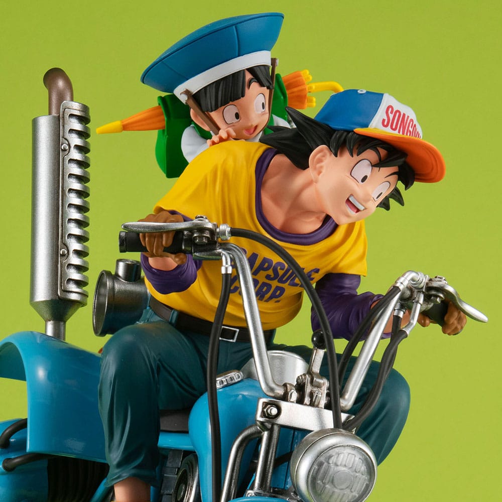 Dragonball Z Desktop Real McCoy Ex PVC Diorama Son Goku & Son Gohan & Robot med to ben 20 cm
