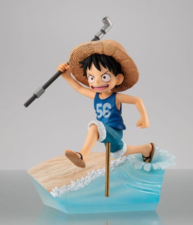 Una pieza G.E.M. Serie Estatua de PVC Monkey D. Luffy Run! ¡Correr! ¡Correr! Versión del 15º aniversario. 12cm