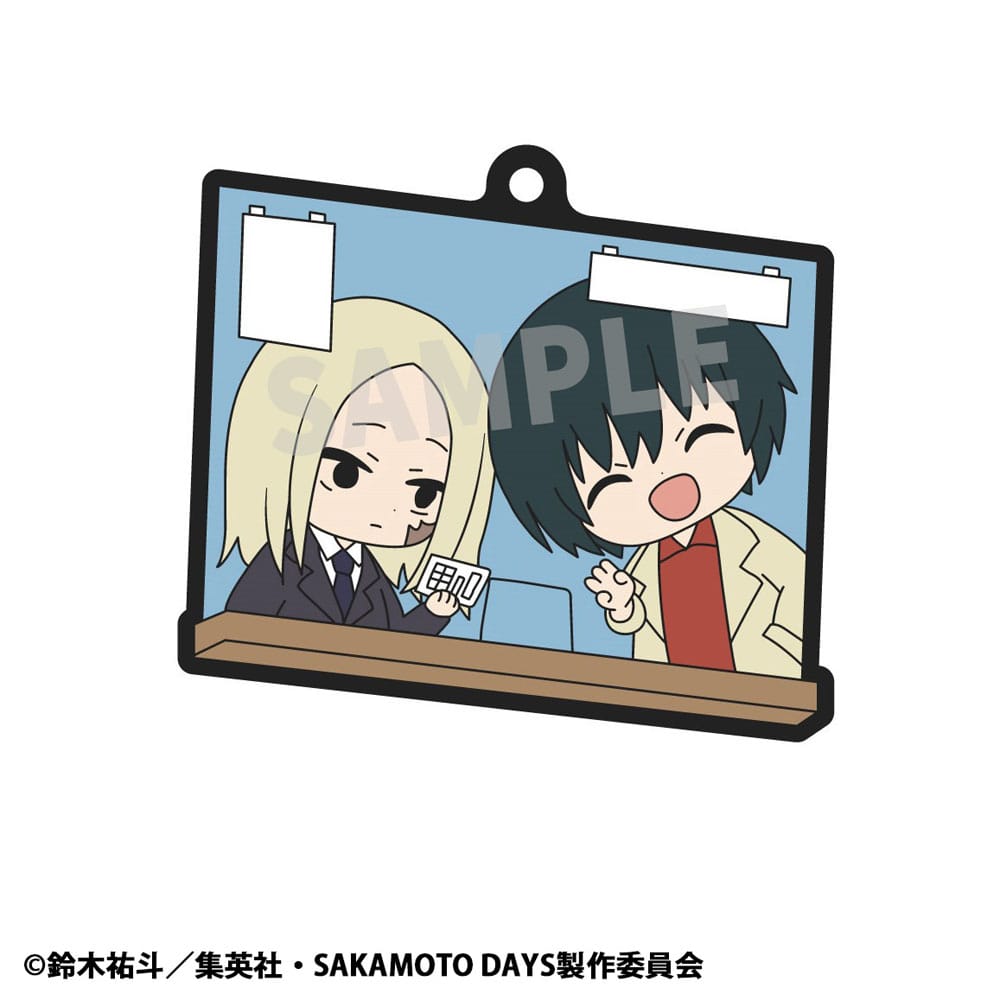 Sakamoto Days Rubbermascotte Buddycolle Rubber Charms Vol. 2 7 cm Assortiment (6)