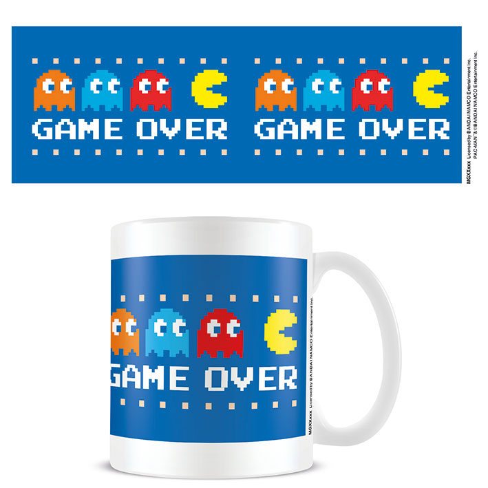 Pac-man mugg spel över