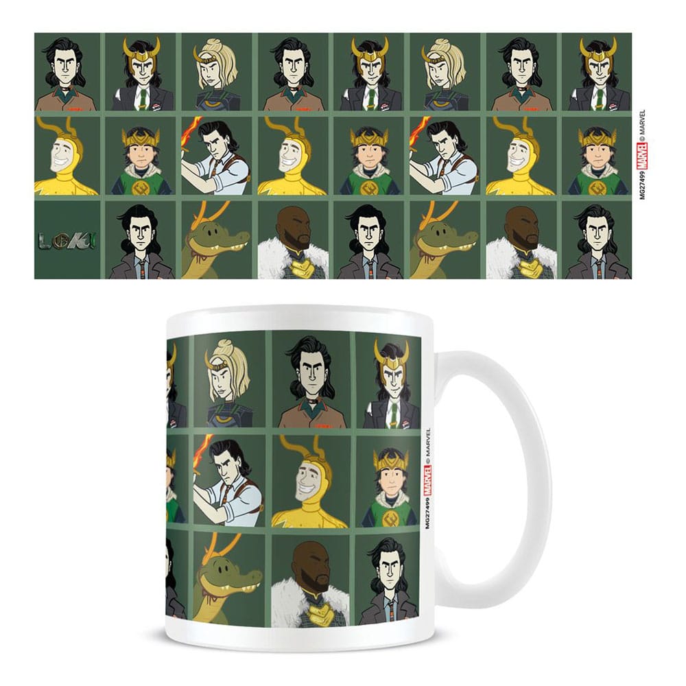 Collection de personnages de comic Loki Mug