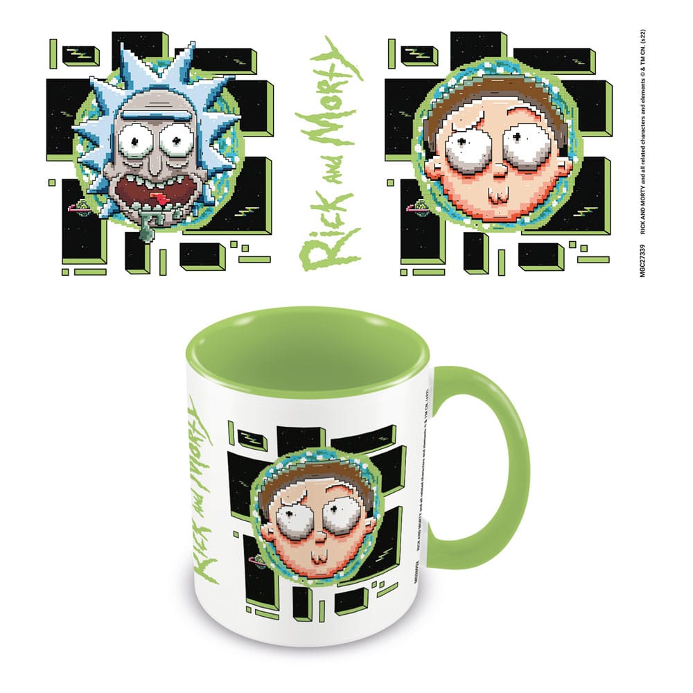 Rick og Morty Mug Pixel Breakout
