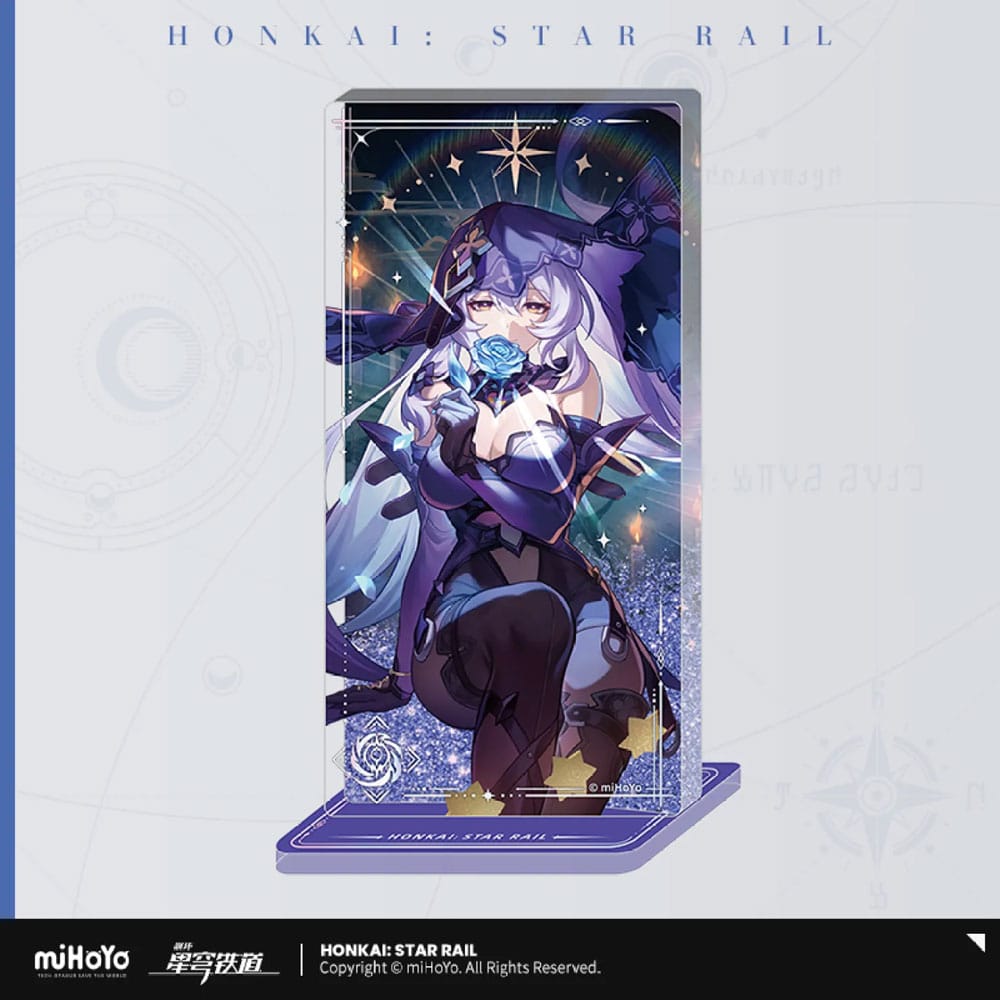 Honkai: Star Rail Light Cone Akryl Ornament med Glitter: Black Swan Reforged Remembrance 15 cm