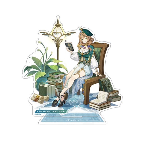 Genshin Impact Teyvat Series Serie Acrilico Diorama Lisa: un Sobricret Under Shade 15 cm