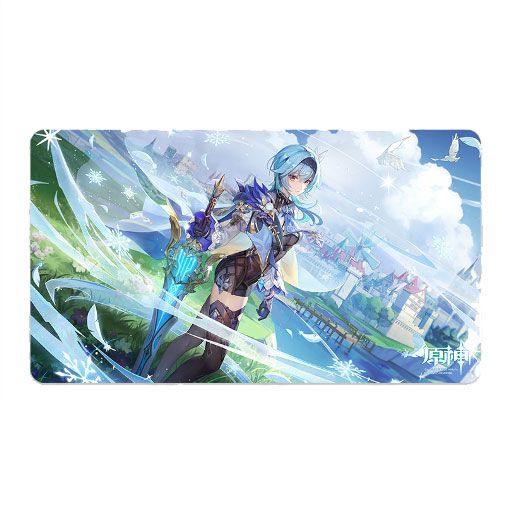 Danza dell'impatto Genshin della luccicante onda mousepad eula 70 x 40 cm