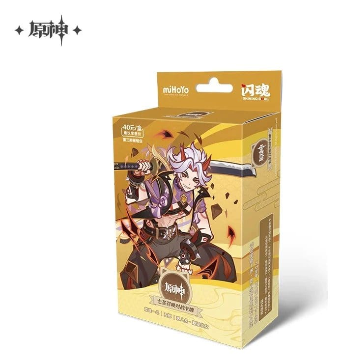 Genshin Impact Trading Card Game Series 03 Pre-Build Starter Deck 03 Arataki Itto *kinesisk version*