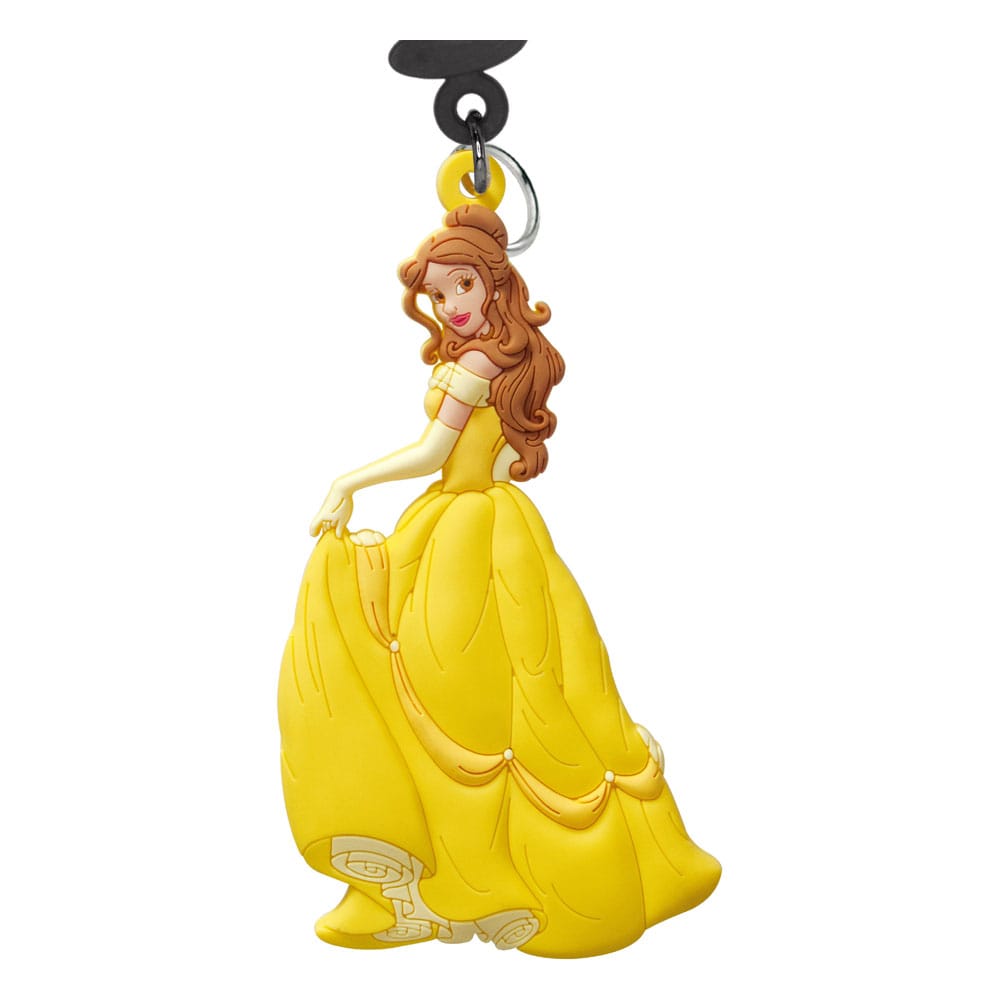 Clip per borsa Belle, in PVC morbido al tatto, delle Principesse Disney