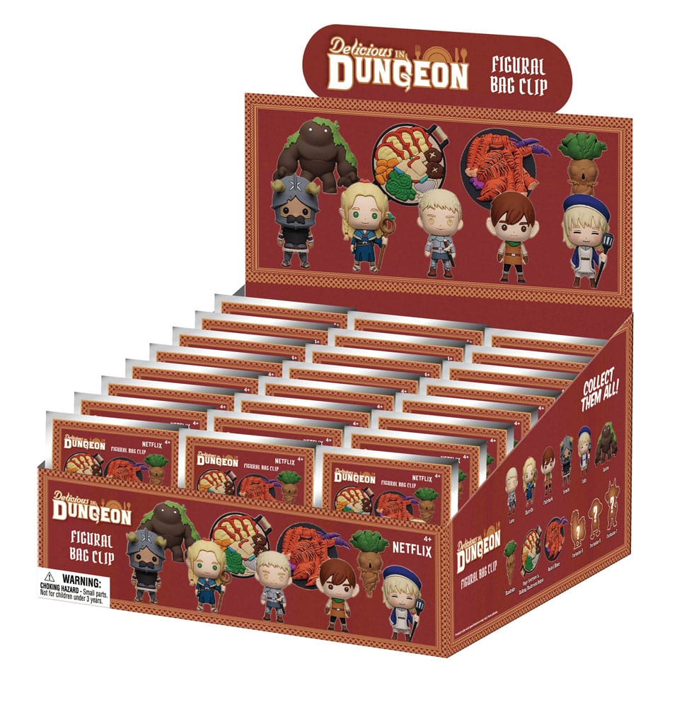 Expositor de clips para bolsas de PVC Delicious in Dungeon Serie 1 (24)