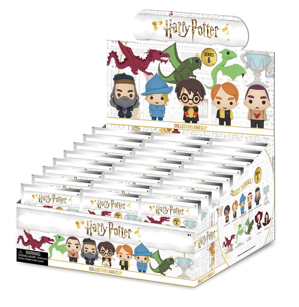 Clip per borse in PVC 3D Harry Potter Serie 6 Display (24)