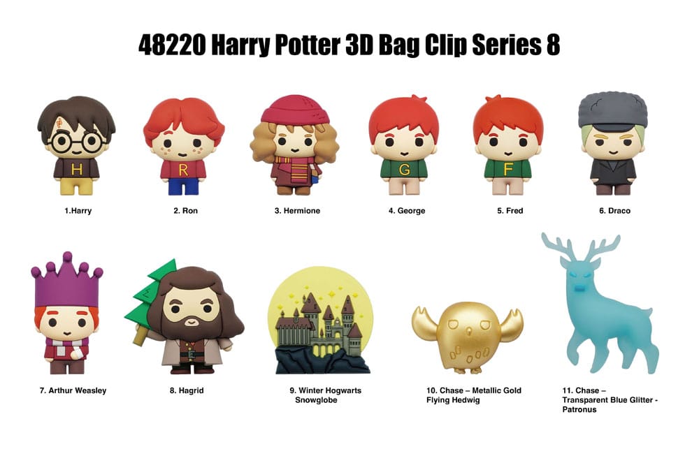 Harry Potter 3D PVC Taskeclips Series 8 Display (24)