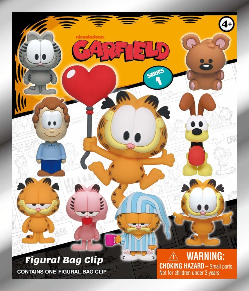 Clips para bolsas de espuma Garfield 3D Serie 1 Display (24)