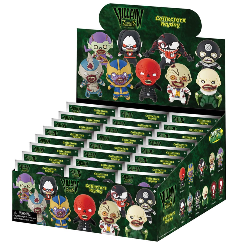 Clip per borse in PVC Marvel 3D Serie 1 Display Zombies (24)