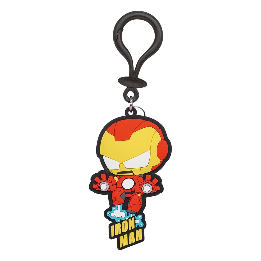 Marvel Soft Touch Pvc Bag Clip Iron Man