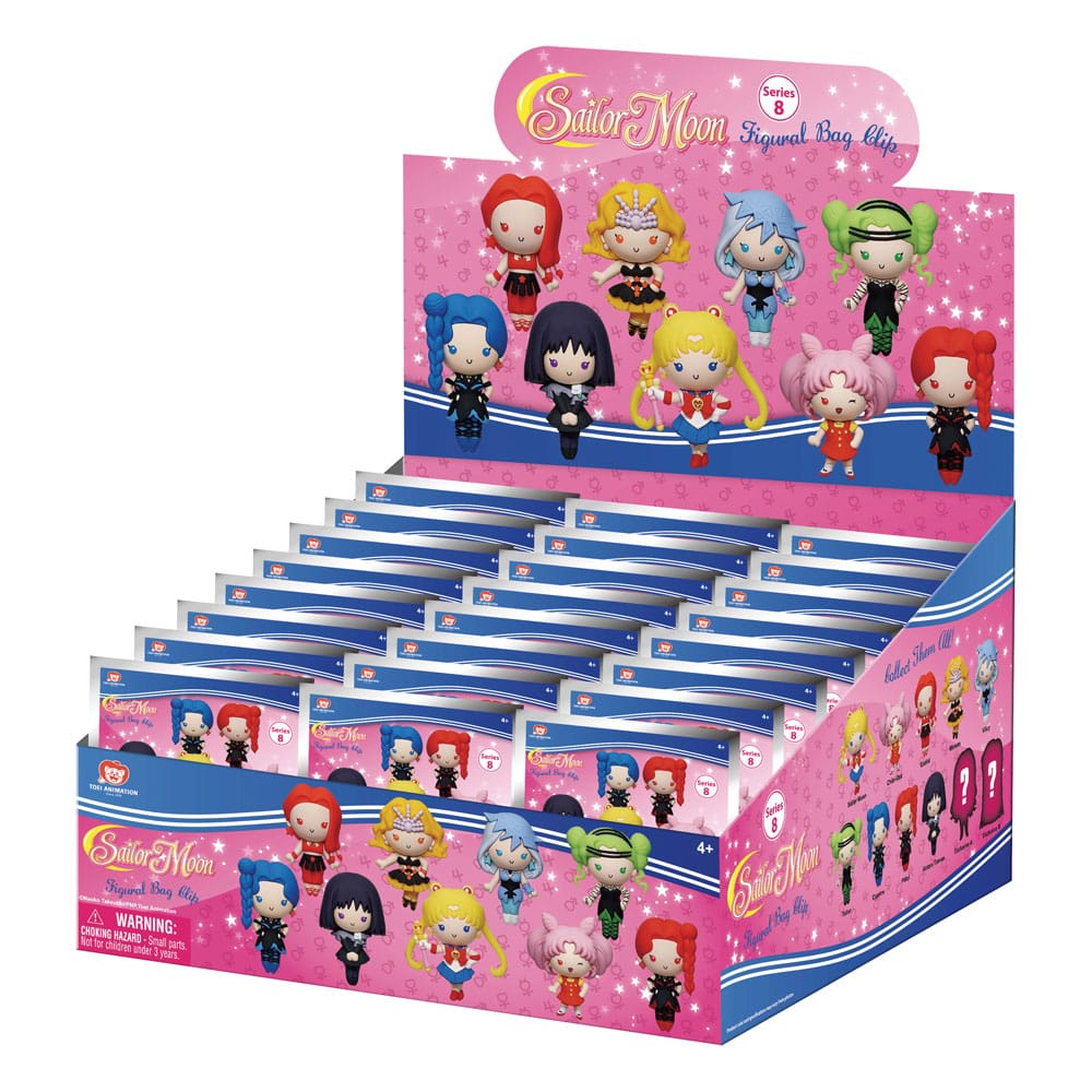 Sailor Moon 3D PVC Taskeclips Series 8 Display (24)