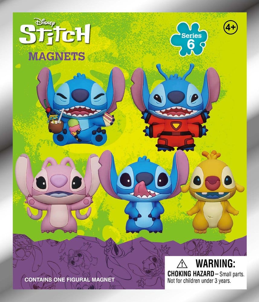 Lilo & Stitch 3D-Magnete Stitch Series 6 Blind Pack Display (12)