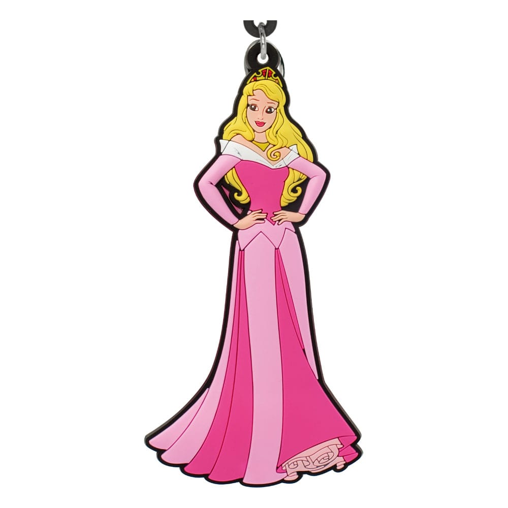 Clip per borsa in PVC morbido al tatto delle Principesse Disney Aurora