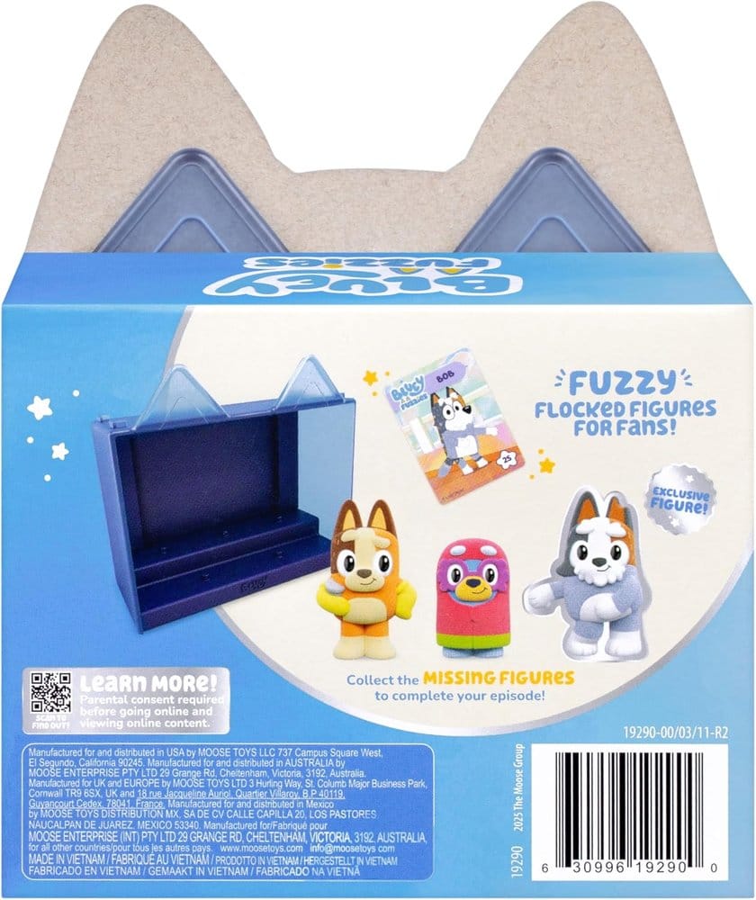 Bluey Fuzzies Episod Pack Display (12)