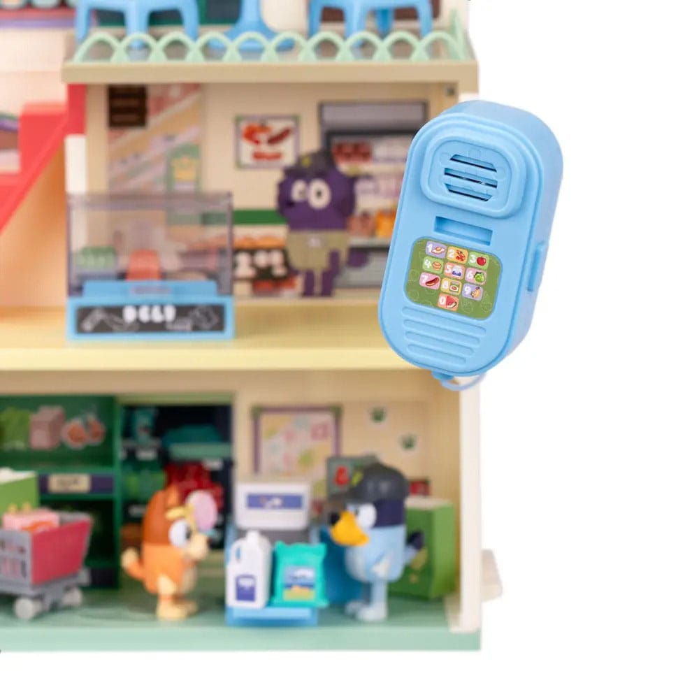 Bluey Mini Figure Playset Bluey Let's Play Chef Supermarket