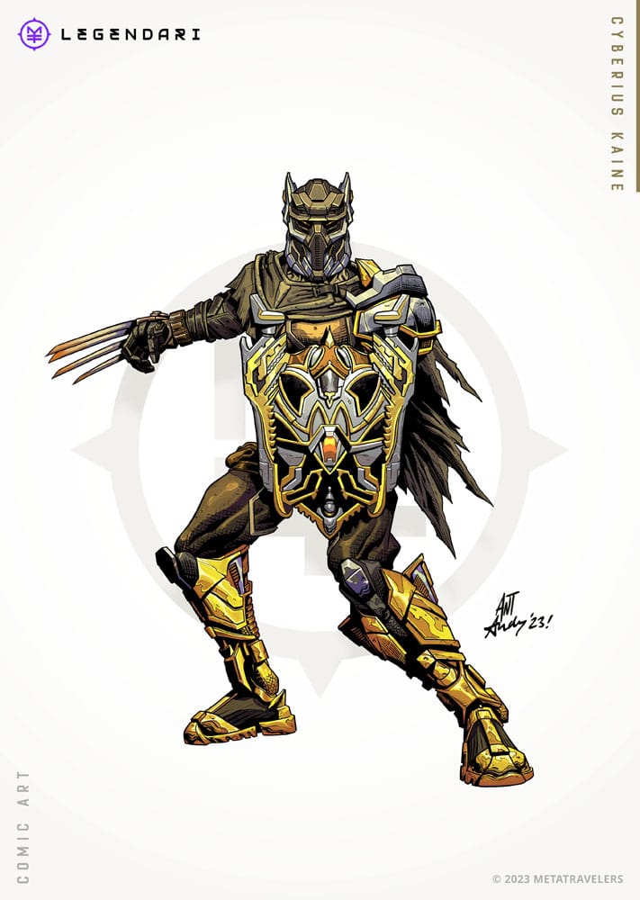 Legendari ActionFigur 1/10 Cyberius Kaine 18 cm