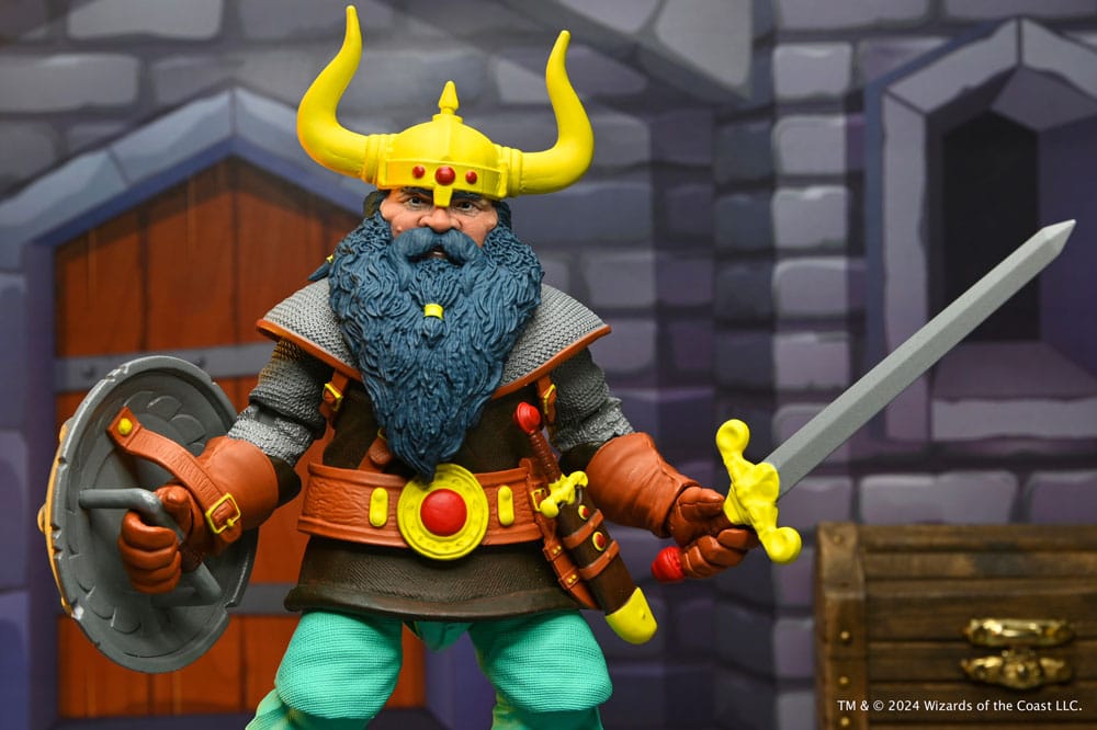 Dungeons and Dragons Scale Action Figura 50 aniversario Elkhorn en una tarjeta de ampolla 18 cm