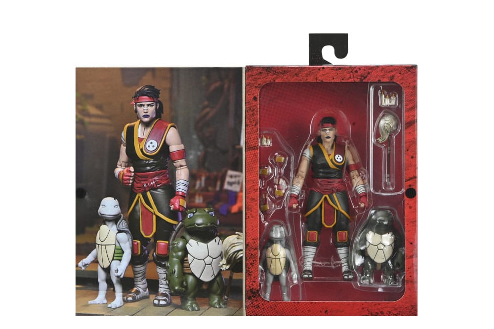 Teenage Mutant Ninja Turtles: The Last Ronin Action Figure Ultimate Casey Marie con Baby Odyn e Uno 17 cm
