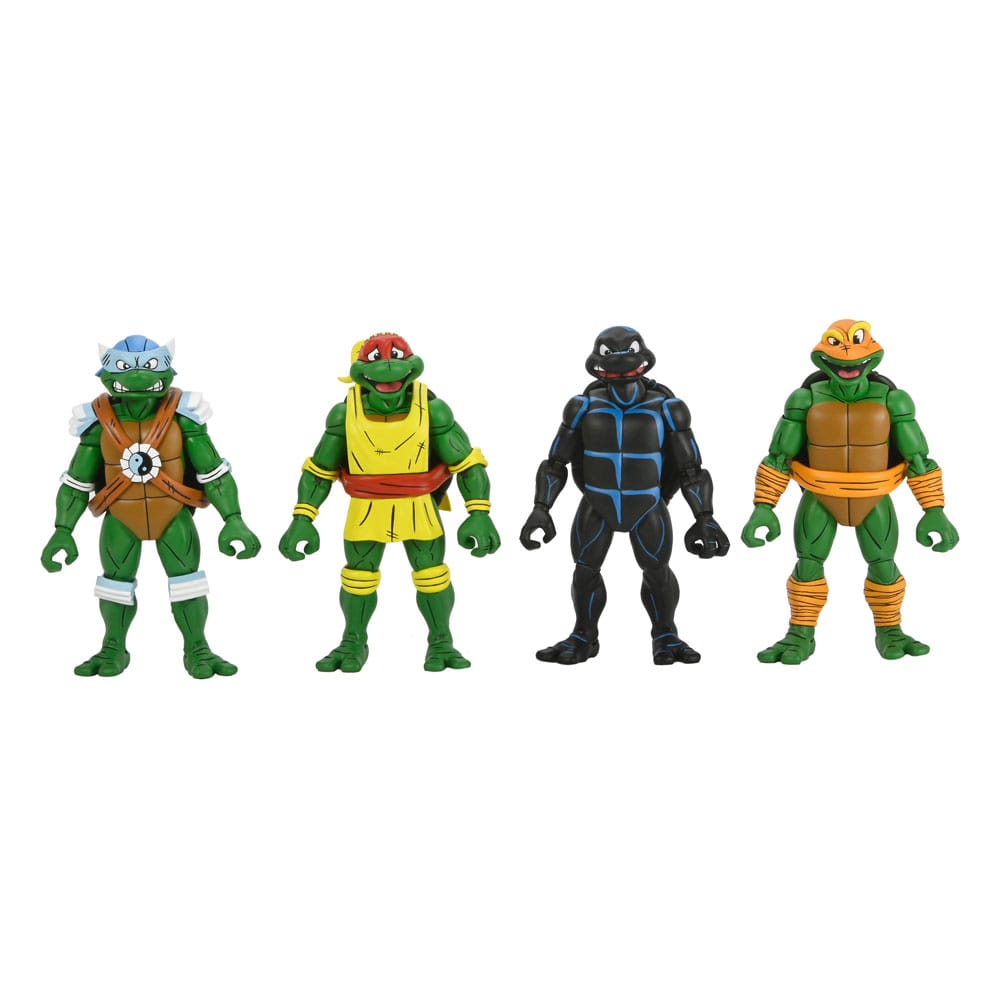 Teenage Mutant Ninja Turtles (Archie Comics) Figures d'action 4 TURTES DE TROUPE 4 CM