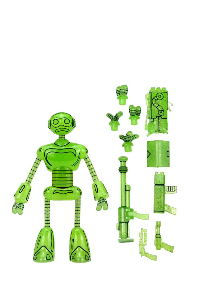 Teenage Mutant Ninja Turtles (Mirage Comics) Action Figur Transmat Fugitoid GID 18 cm
