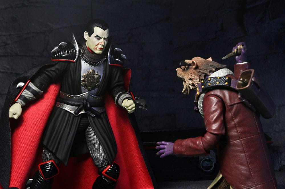 Teenage Mutant Ninja Turtles x Universal Monsters Aksiyon Figürü Parçalayıcı Dracula Klasik Renkler 18 cm