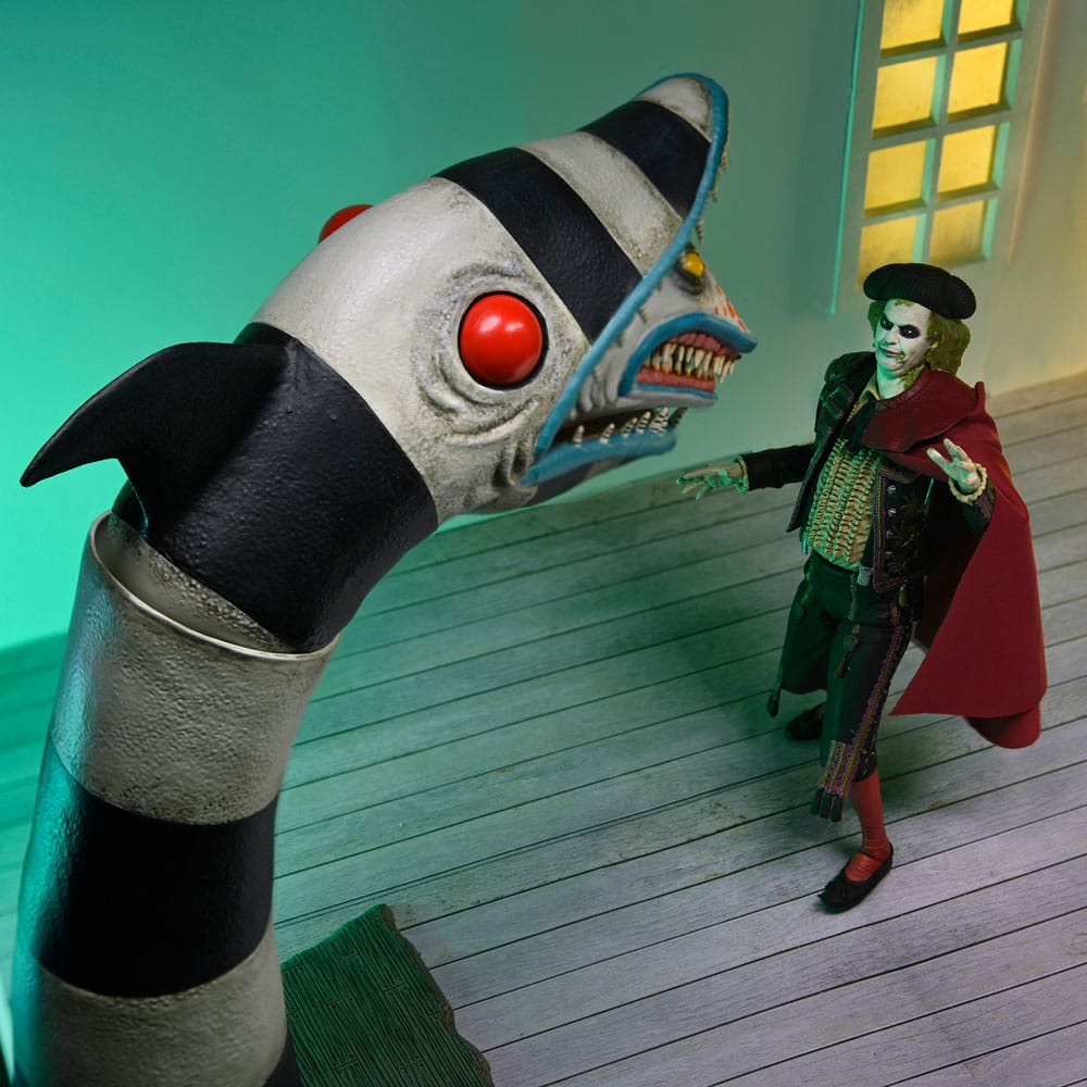 Beetlejuice Beetlejuice Actionfiguren 2er Pack Ultimate „Matador“ Beetlejuice und Sandworm 18 cm
