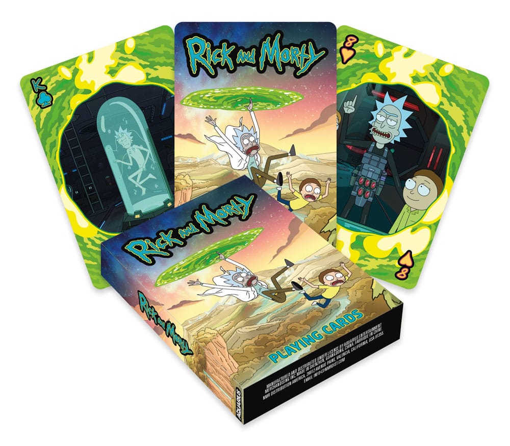 Rick et Morty jouent des scènes de cartes