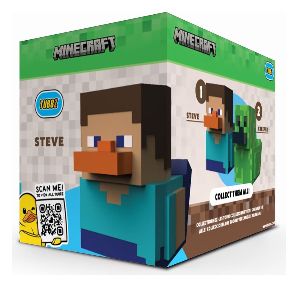 Minecraft Tubbz Figurine PVC Steve Edition Coffret 10 cm