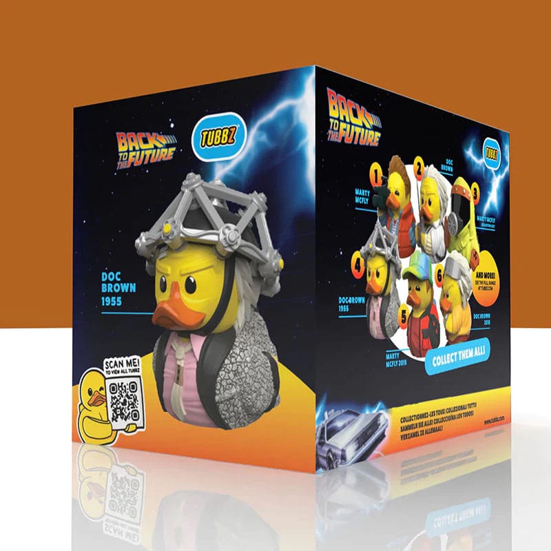 Ritorno al futuro Tubbz PVC Figure Doc Brown anni '50 Edizione in scatola 10 cm