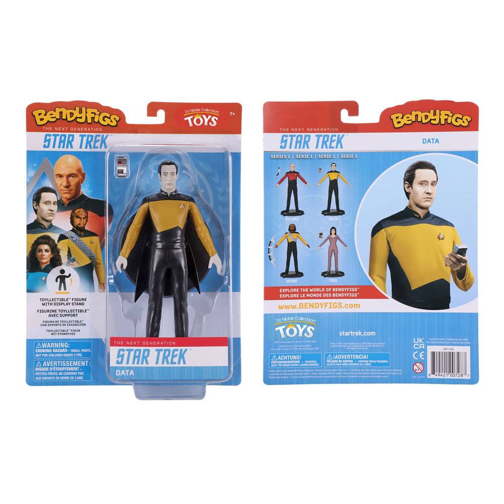Star Trek: Sljedeća generacija BendyFigs savijena figura Lt. CMDR. Podaci 19 cm