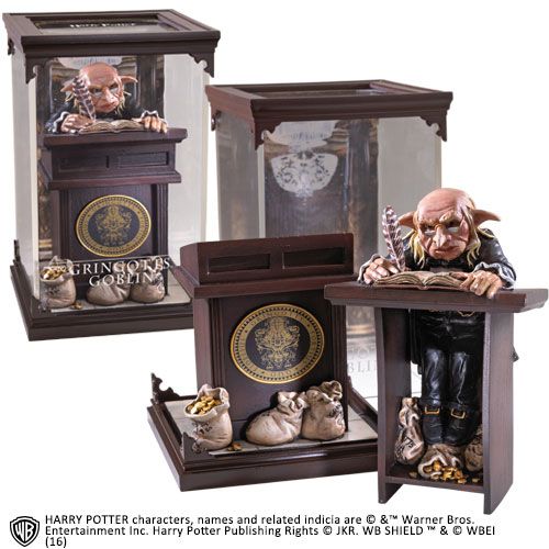 Harry Potter Büyülü Yaratıklar Heykeli Gringotts Goblin 19 cm