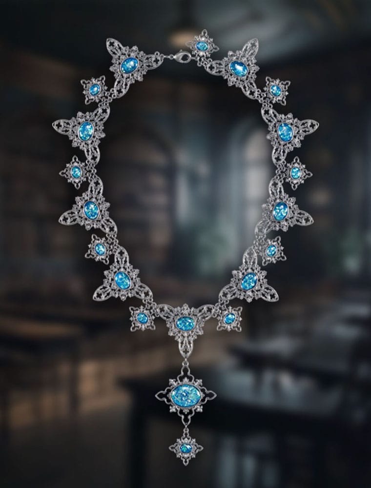 Collana con opale maledetto replica 1/1 di Harry Potter 56 cm