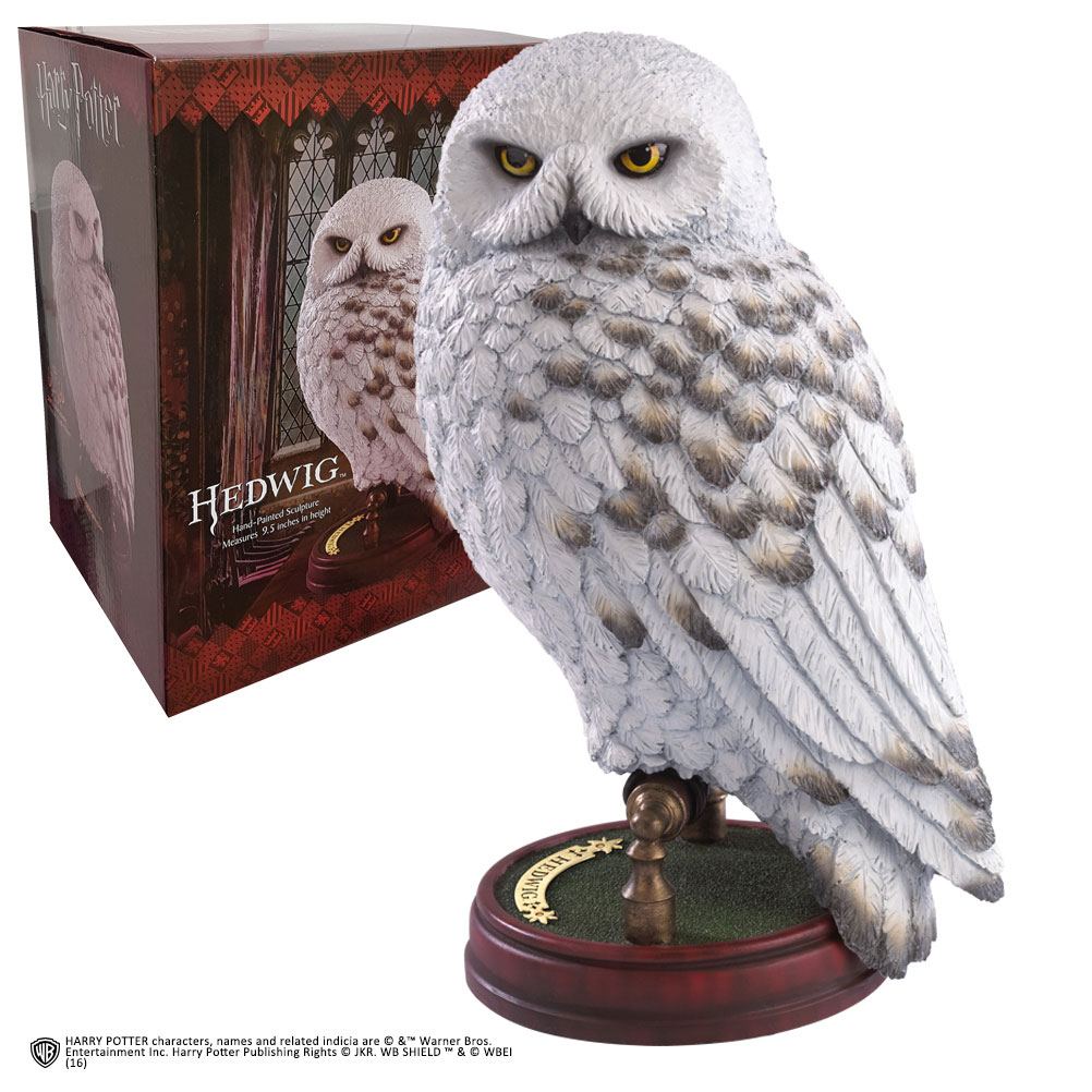 Estatua de criaturas mágicas de Harry Potter Hedwig 24 cm