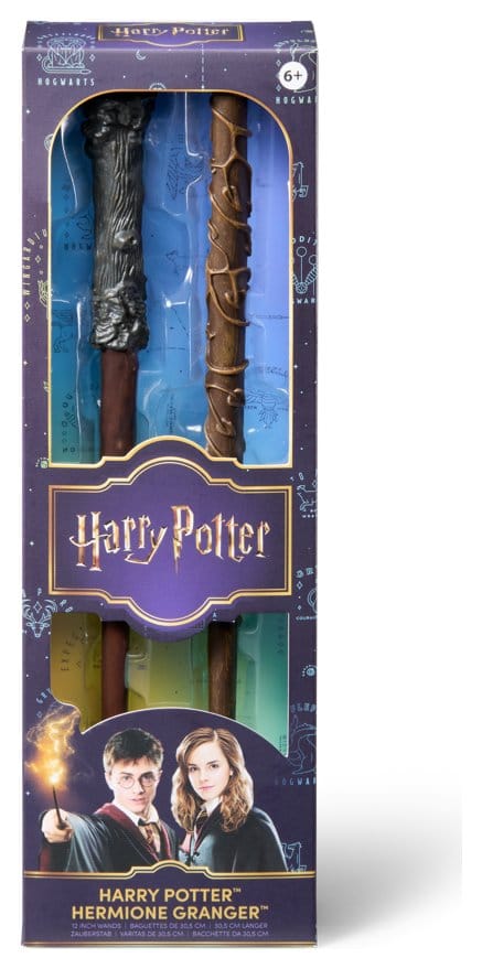 Harry Potter Rollespill Replica Wands 2-Pack Harry Potter & Hermione Granger 31 cm