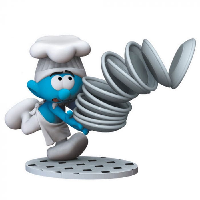 La statue de Schtroumpfs le chef