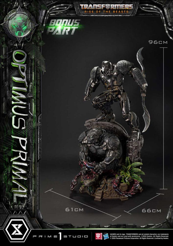 Transformers: Rise of the Beasts Museum Masterline Statue Optimus Primal Ultimate Bonus versión 72 cm
