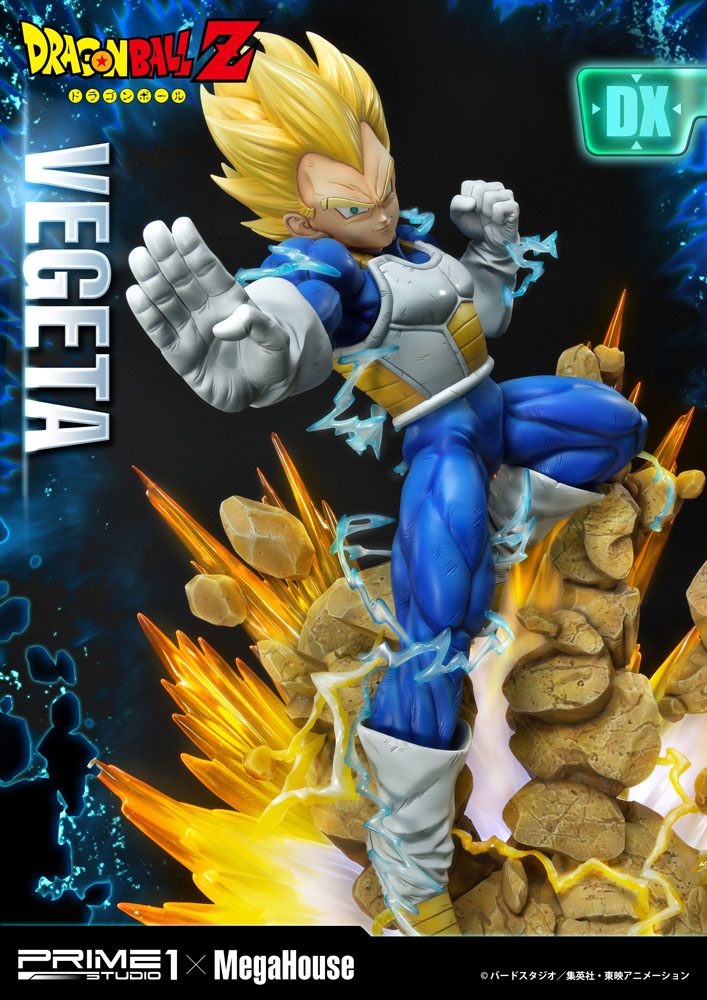 Dragon Ball Z kip 1/4 Super Saiyan Vegeta Deluxe verzija 64 cm - Oštećeno pakiranje