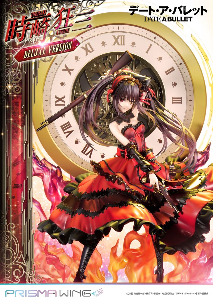 Datum eines Live -Fragments: Datum mit einer Bullet Prisma Wing PVC Statue 1/7 Kurumi Tokisaki Deluxe Version 37 cm